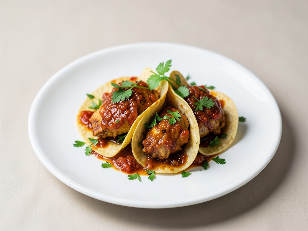 Tacos di pollo piccanti