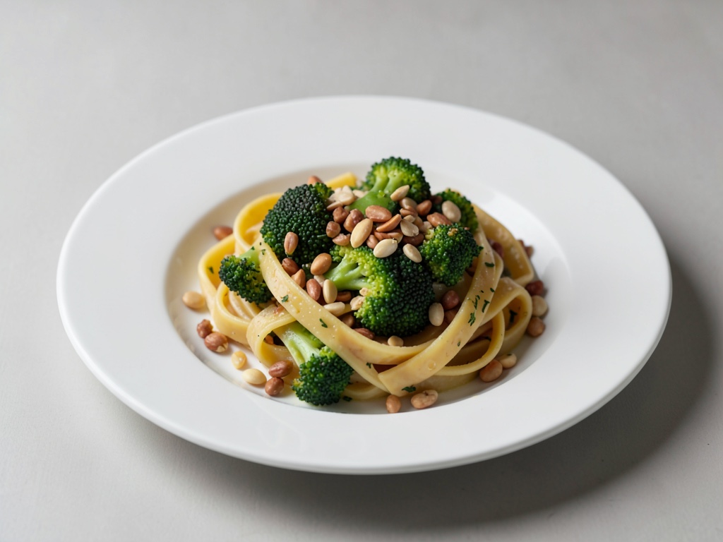 Pâtes au brocoli et aux noix
