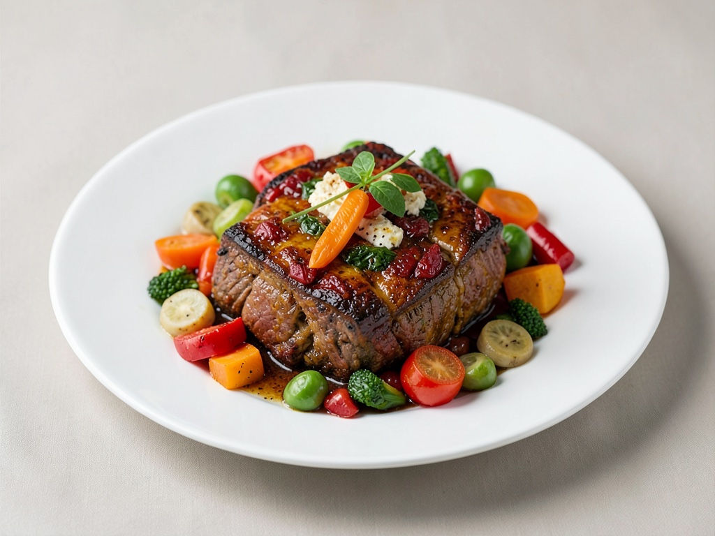 Würziges Lamm-Tajine mit buntem Gemüse