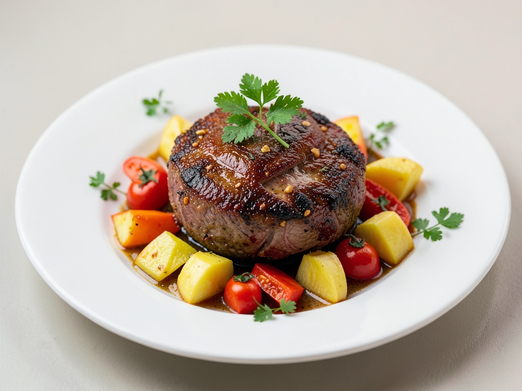 Agnello Tandoori con Ananas e Peperoni