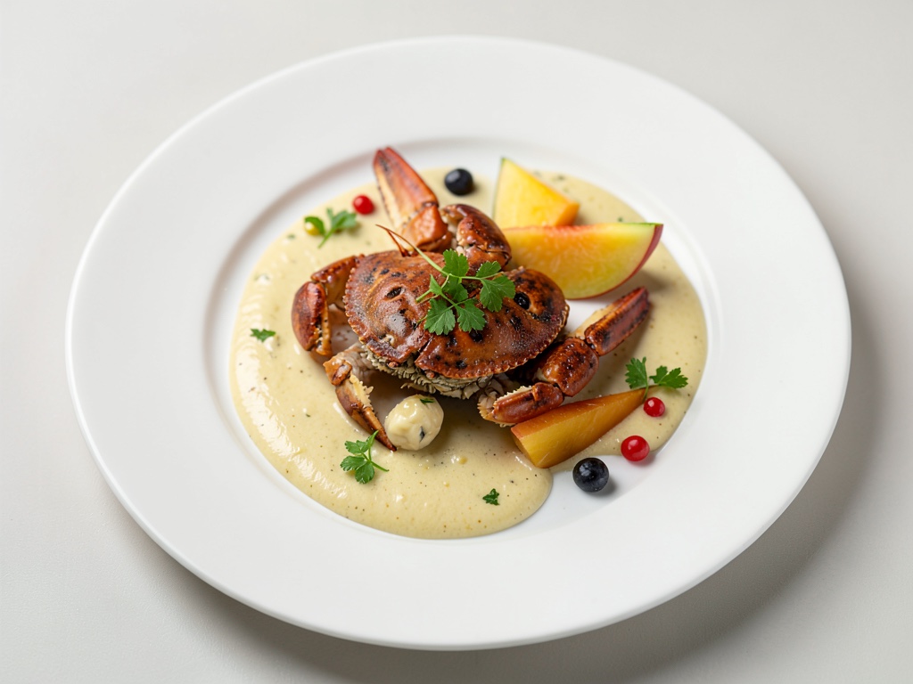 Gamberi tasmaniani con melone e salsa allo yogurt