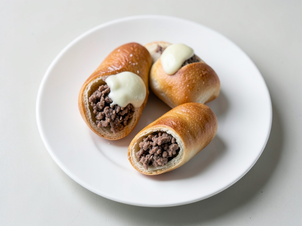 Sacchettini di pasta con ripieno di carne macinata