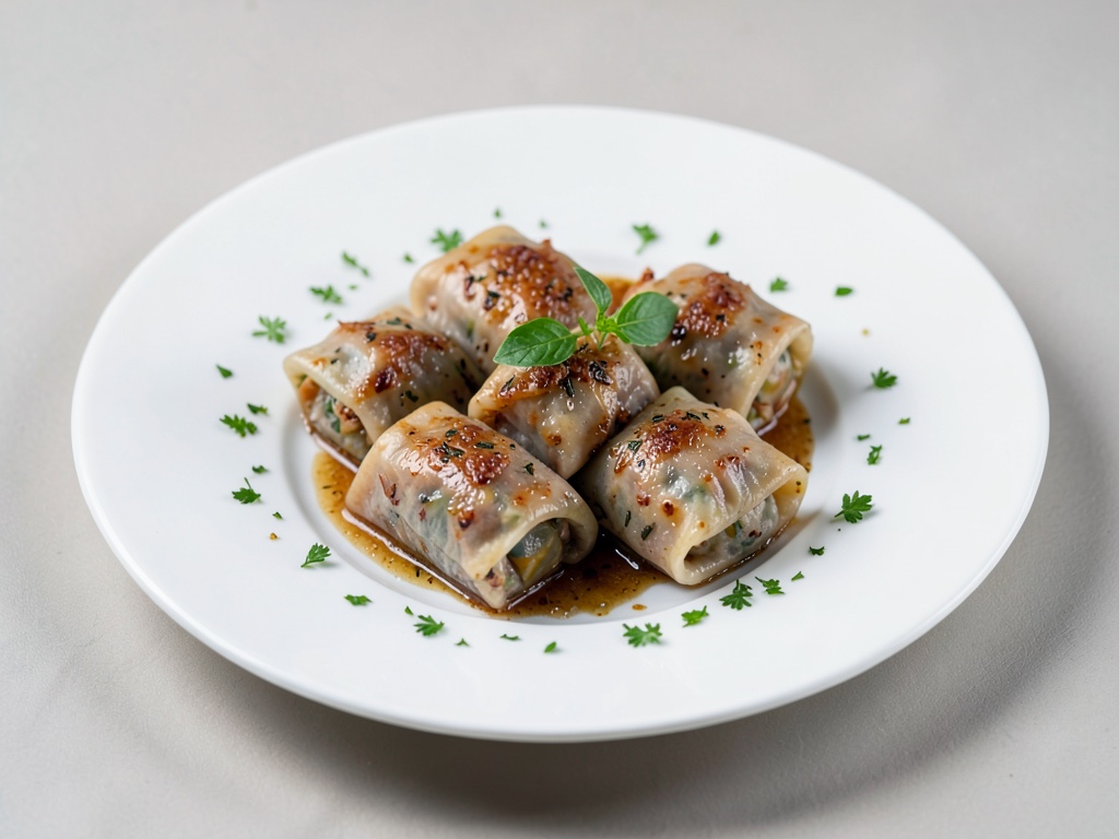 Tasche di carne macinata georgiane (Chinkali)