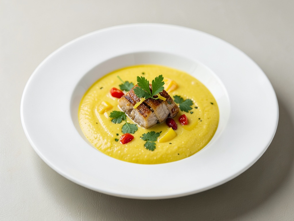 Rinfrescante zuppa thailandese di melone