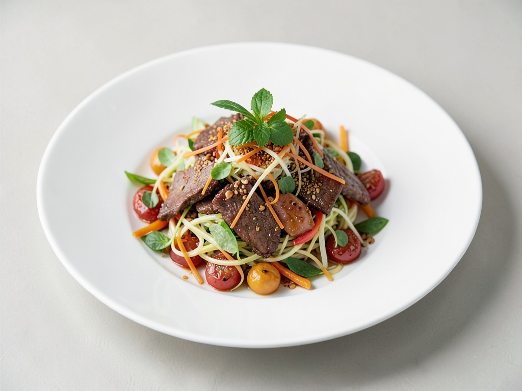Ensalada tailandesa de ternera