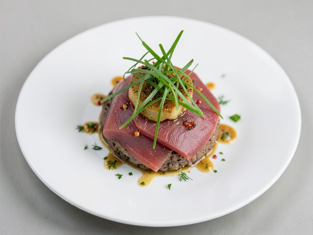 Carpaccio di tonno fresco con citronella