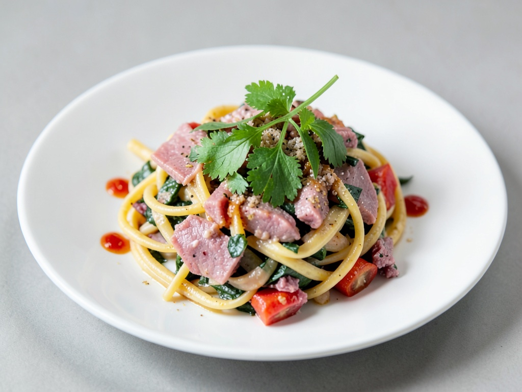 Frischer Thunfisch-Nudelsalat