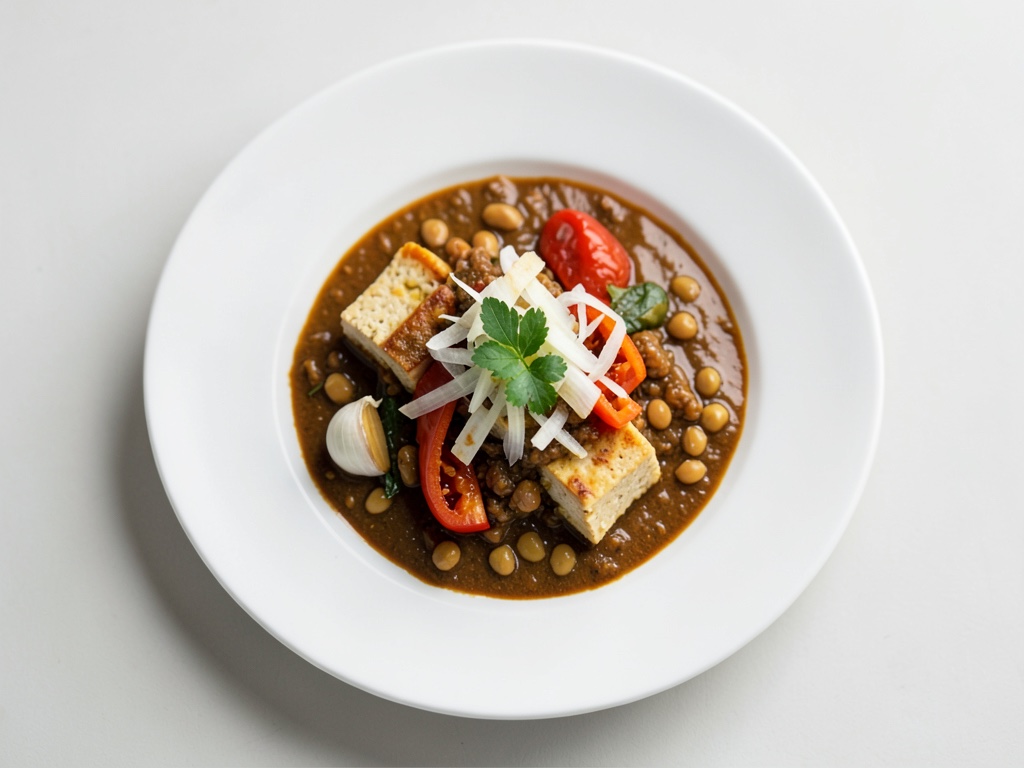 Curry di verdure con tofu