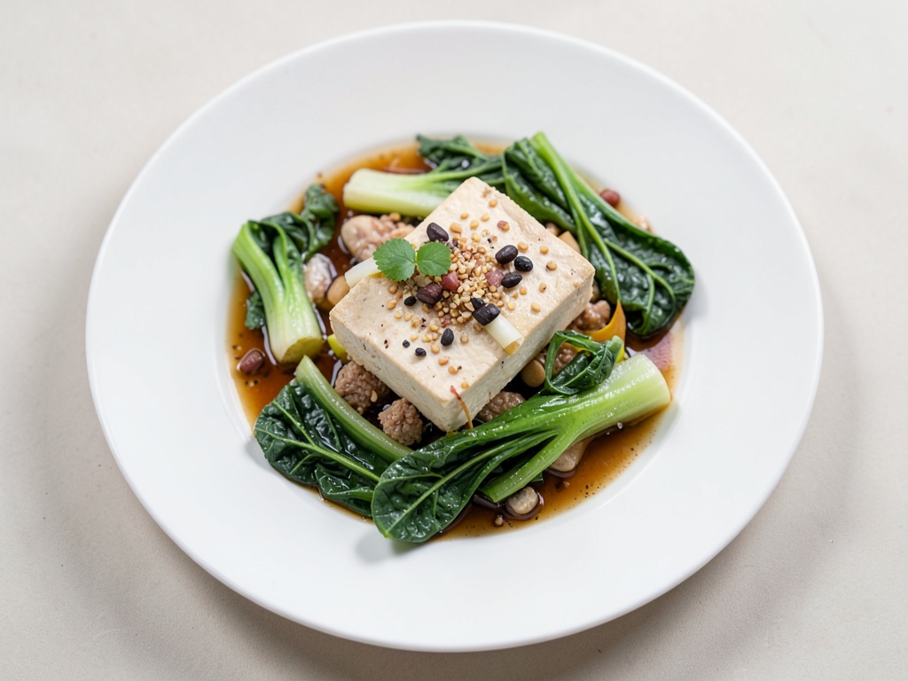Tofu in involucri di Pak Choi