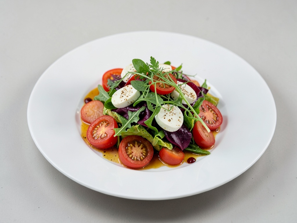 Insalata fresca di pomodori e mozzarella