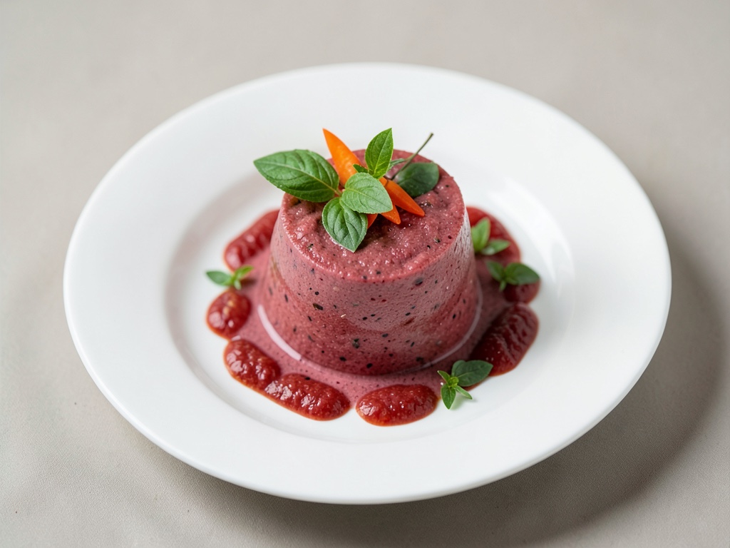 Frischer Tomaten-Basilikum-Smoothie