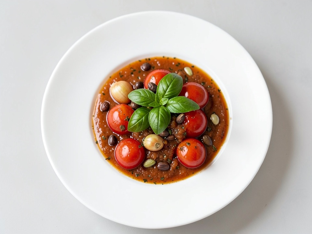 Salsa al pomodoro e basilico