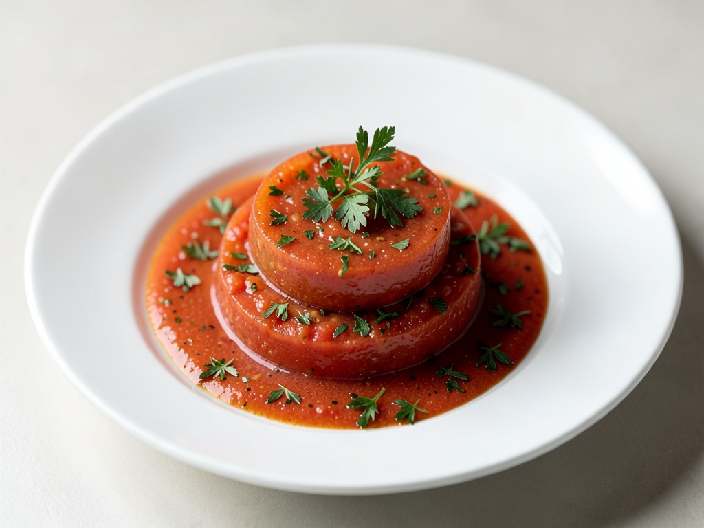 Gazpacho fresco al pomodoro con erbe