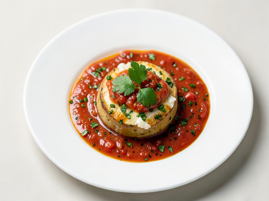 Salsa fresca di pomodori e erbe