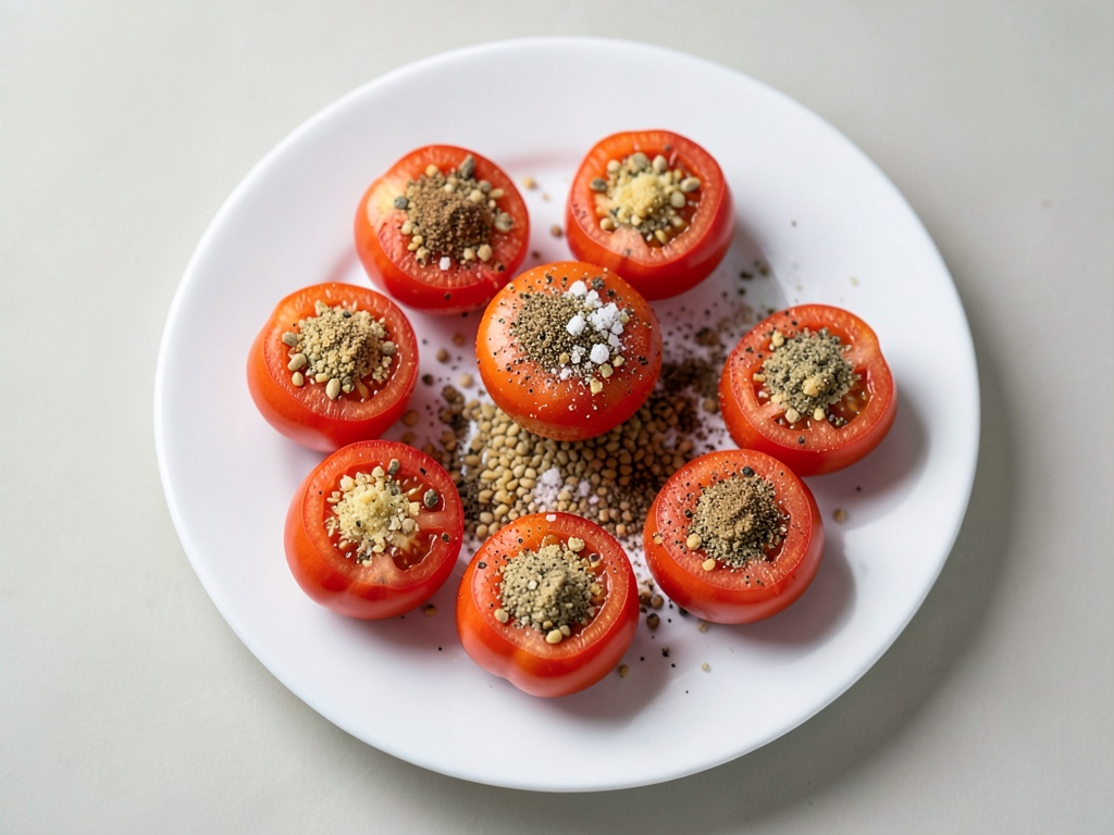 Grano saraceno e pomodori