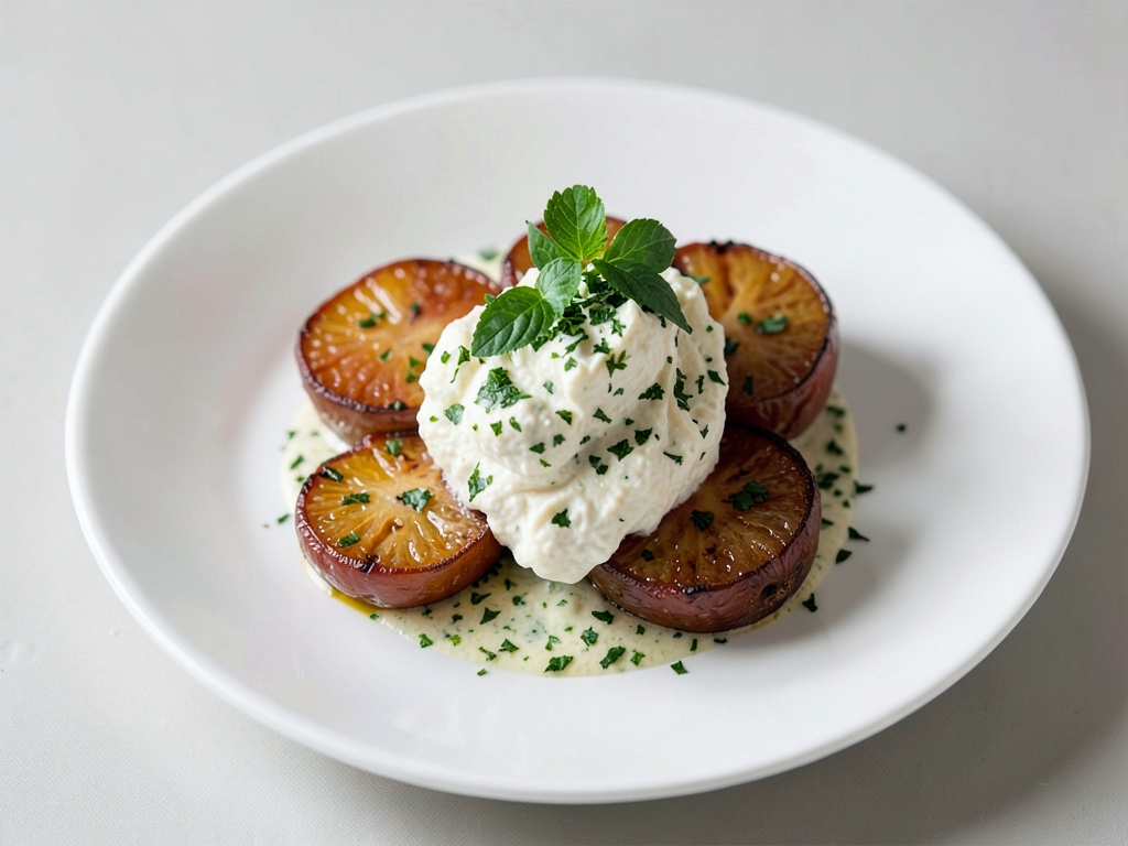 Pomodri cavi con formaggio fresco alle erbe