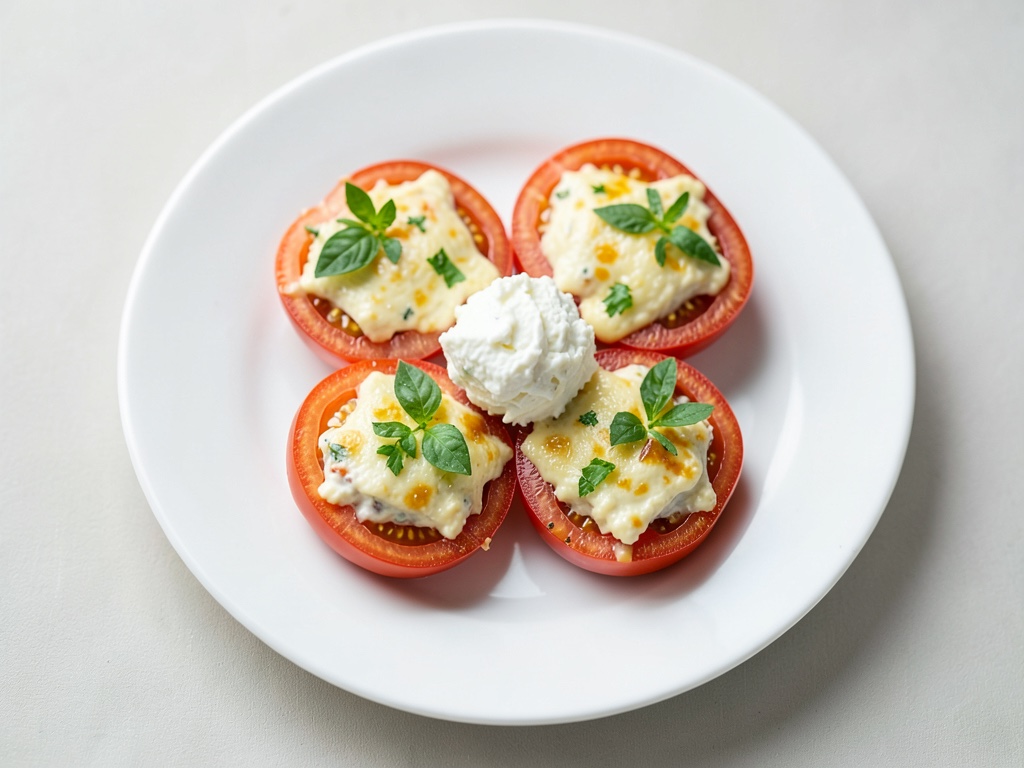 Pomodori con ripieno di crema di formaggio