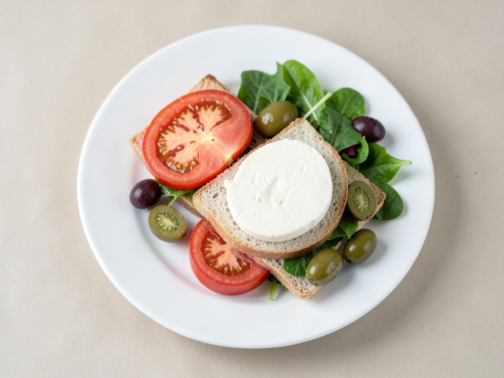 Panino al pomodoro e mozzarella