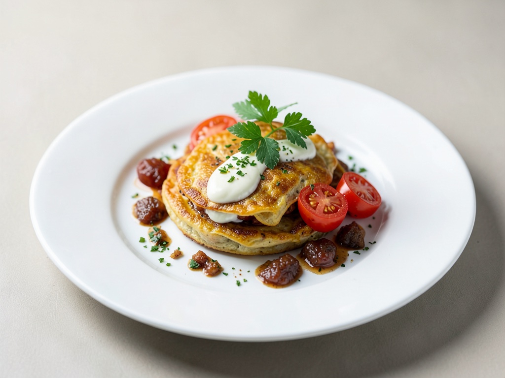 Tomaten-Omelett mit Schafskäse