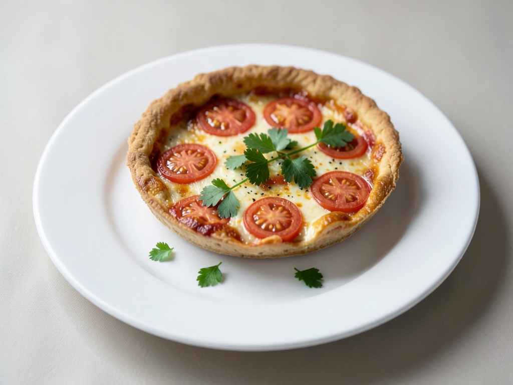 Quiche clásica de tomate