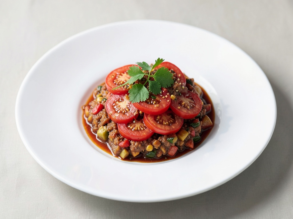 Salsa fresca di pomodori e peperoncino