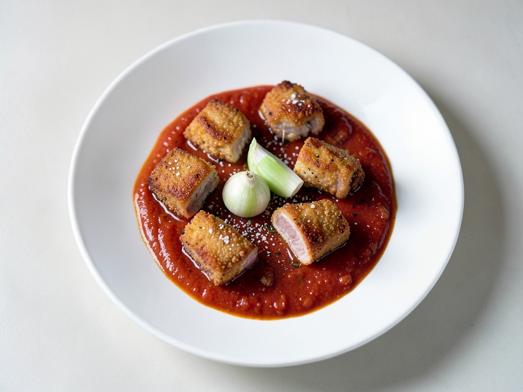 Cotoletta con salsa di pomodoro fresco