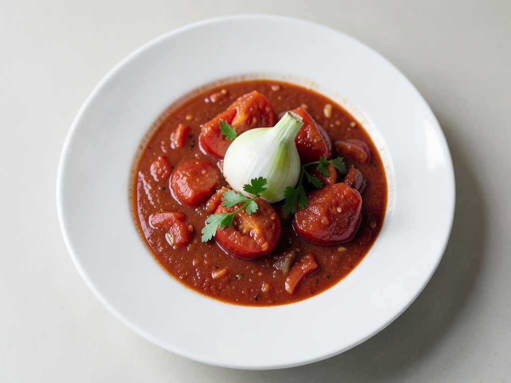 Soupe de tomates crémeuse