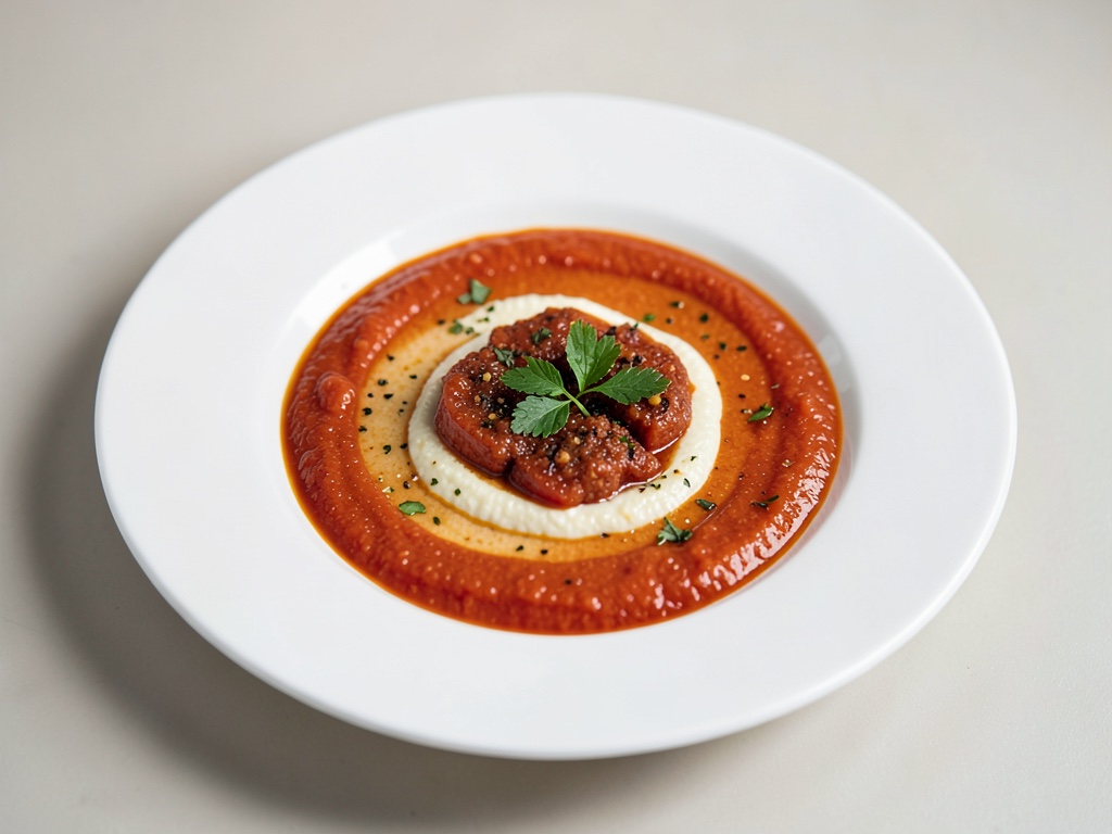 Soupe de tomates crémeuse