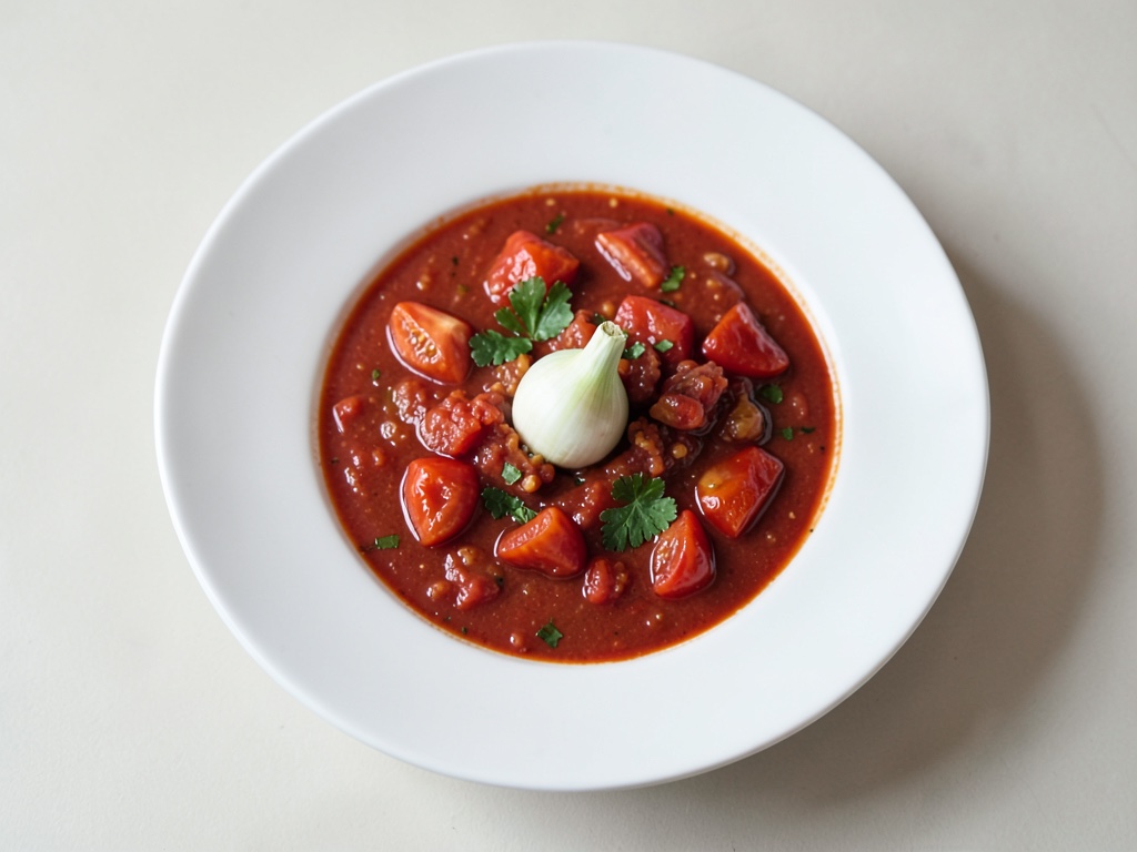Zuppa di pomodori cremosa