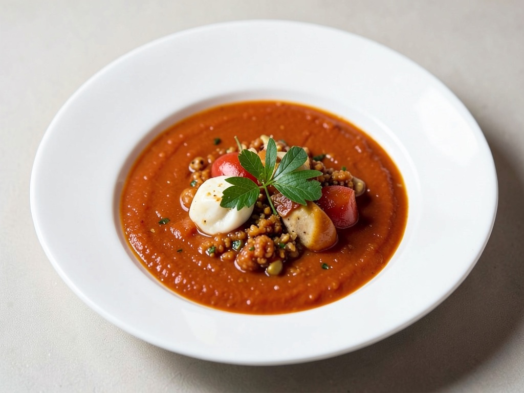 Zuppa di pomodori italiana