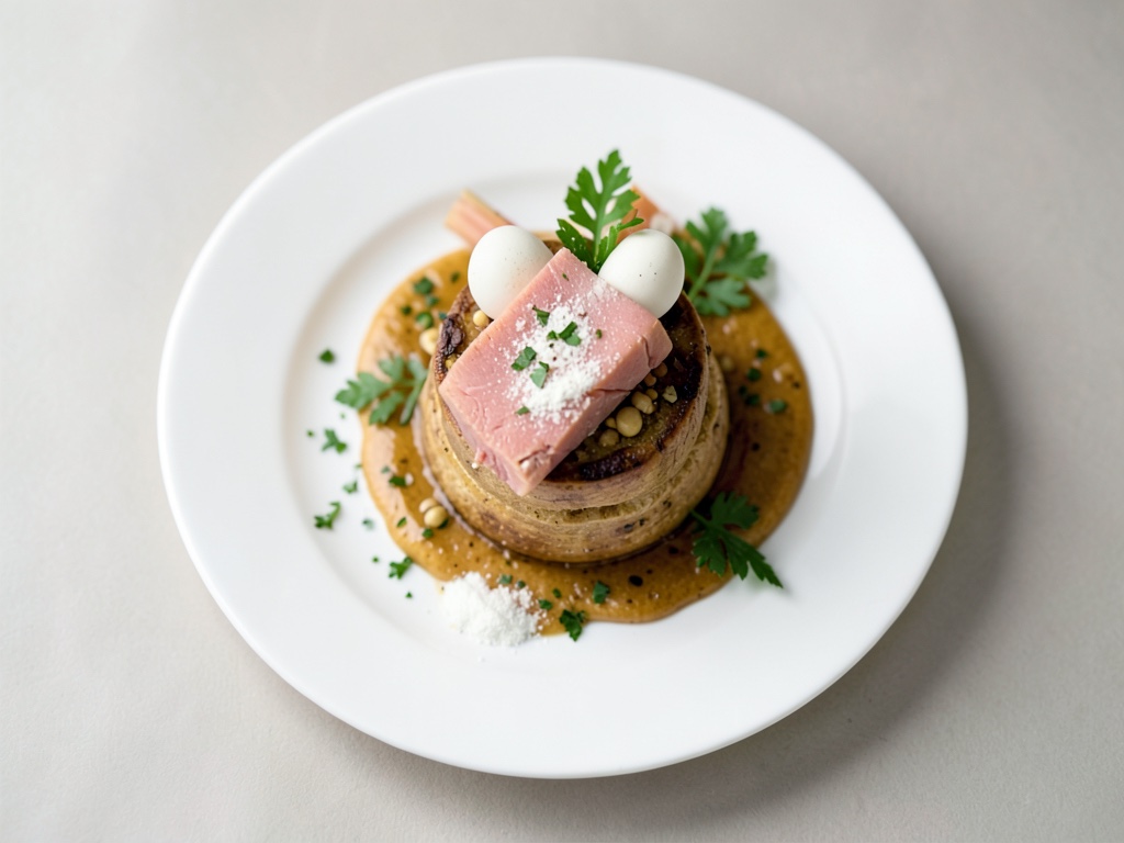 Gaufres de topinambour avec saumon fumé