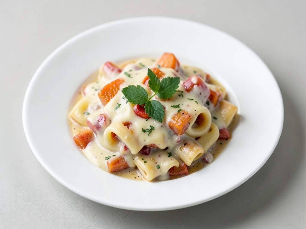 Cremoso gratin di tortellini e zucca