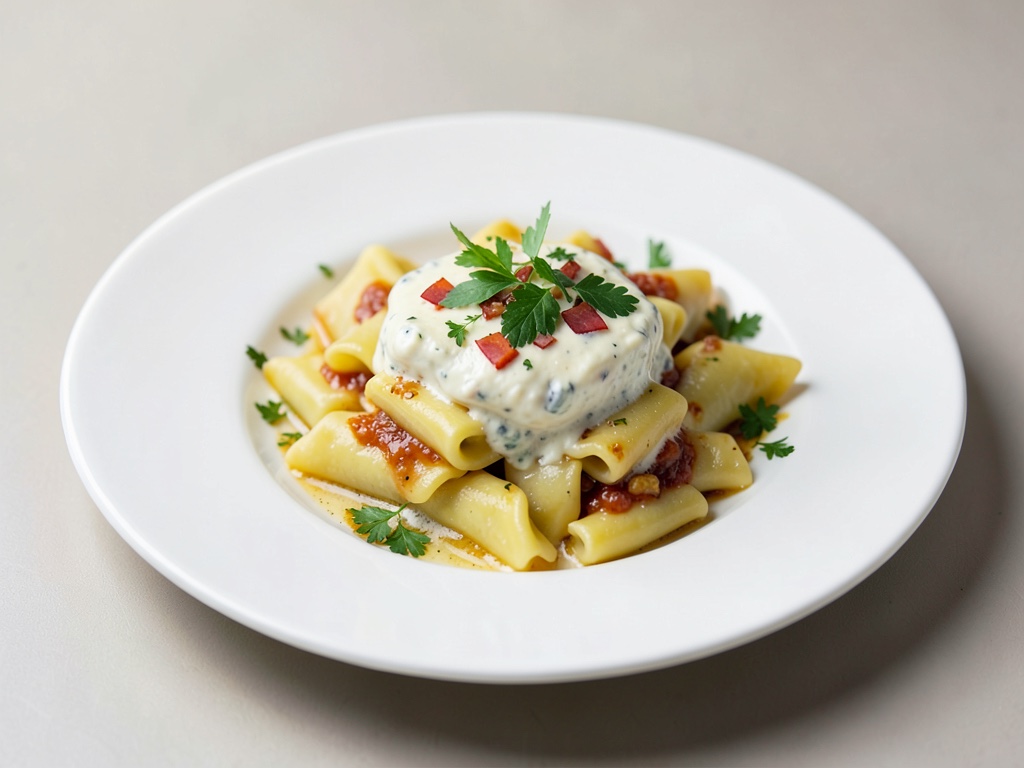 Hausgemachte Tortellini mit Frischkäsefüllung