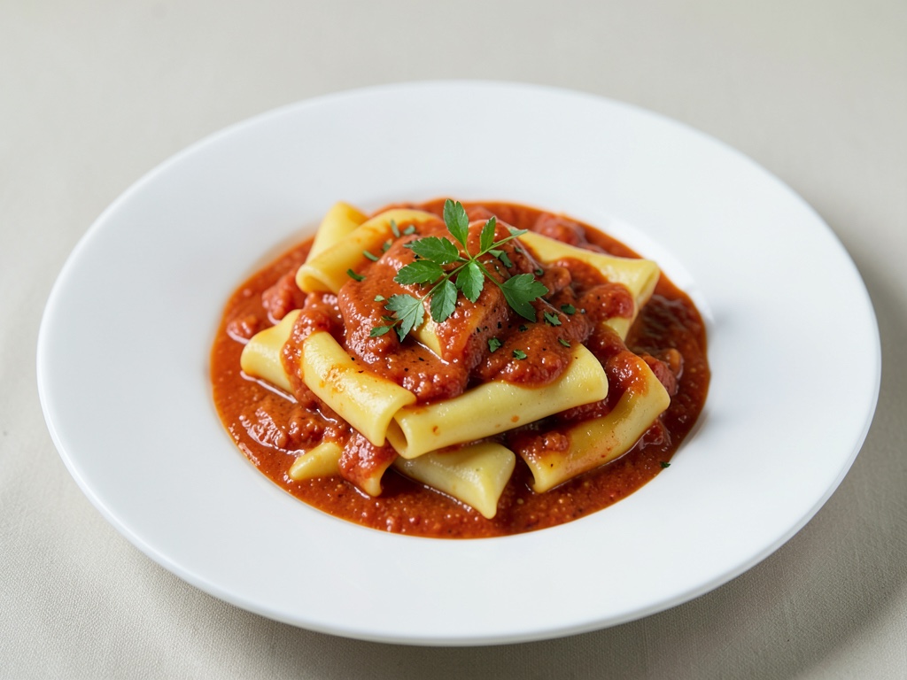 Tortellini in salsa cremosa al pomodoro e panna