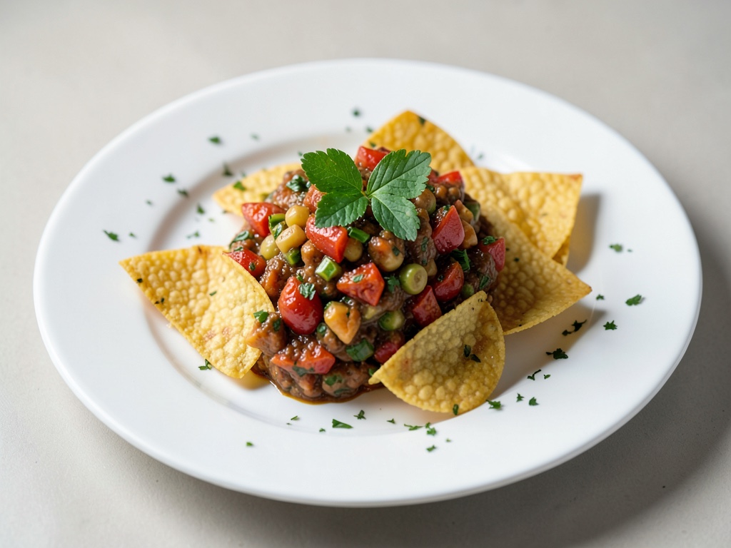 Salsa fresca con chips di tortilla