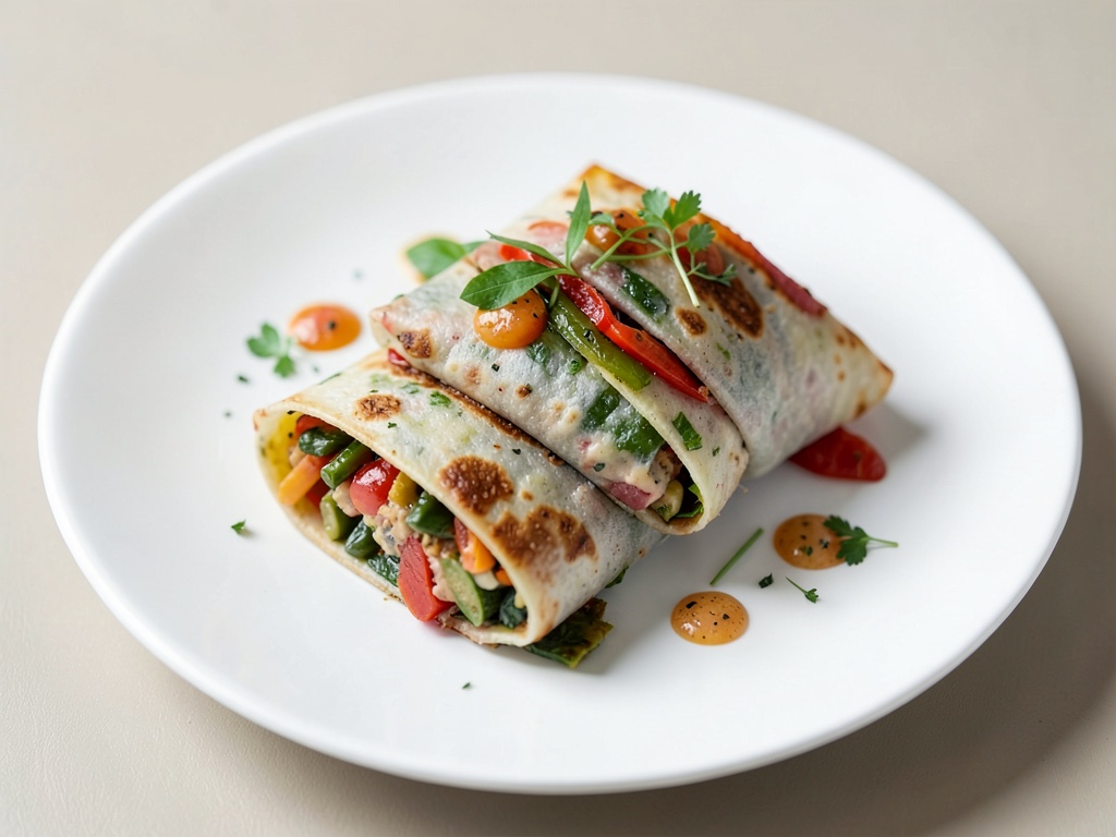 Wrapp di verdure fresche