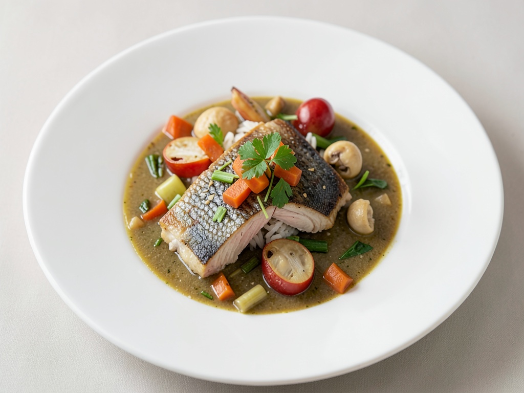 Guiso toscano de pescado y mariscos