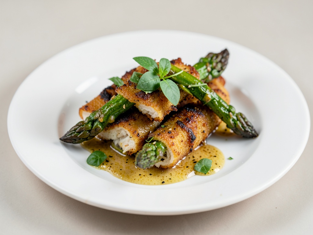 Tramezzini croccanti agli asparagi