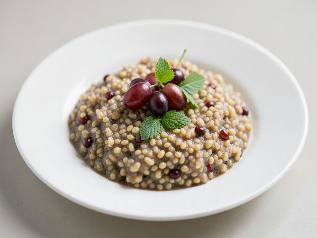 Bouillie de millet aux raisins
