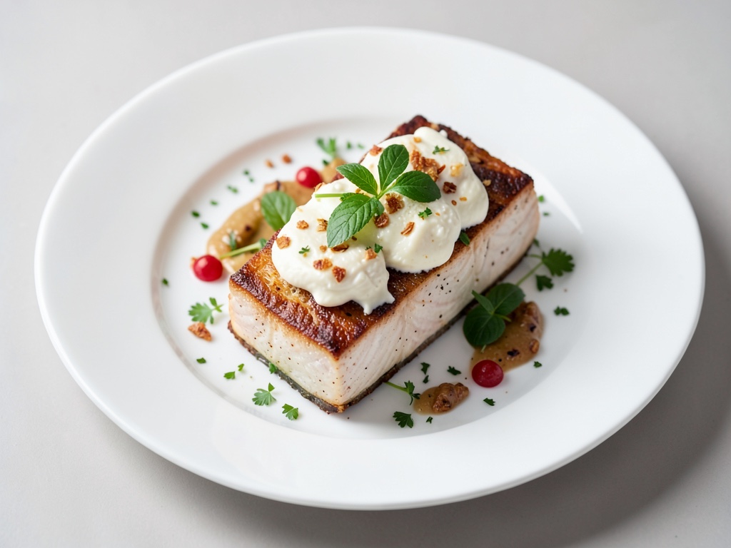 Zander con crosta di patate e mozzarella