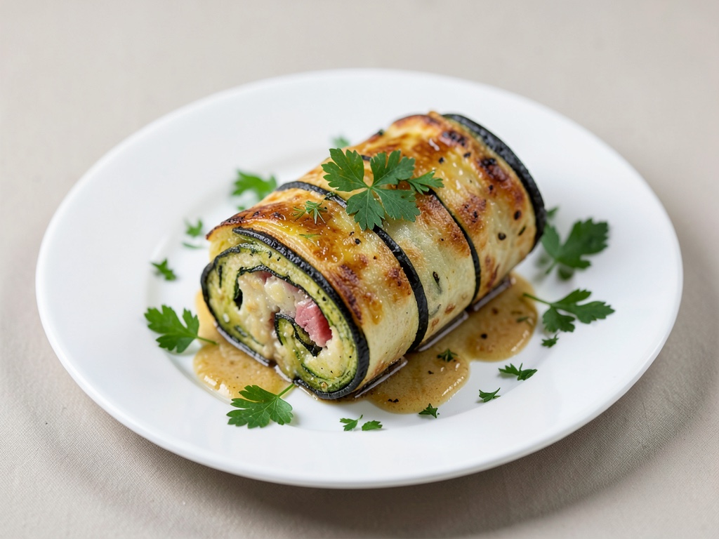 Rotoli di Zucca al Forno