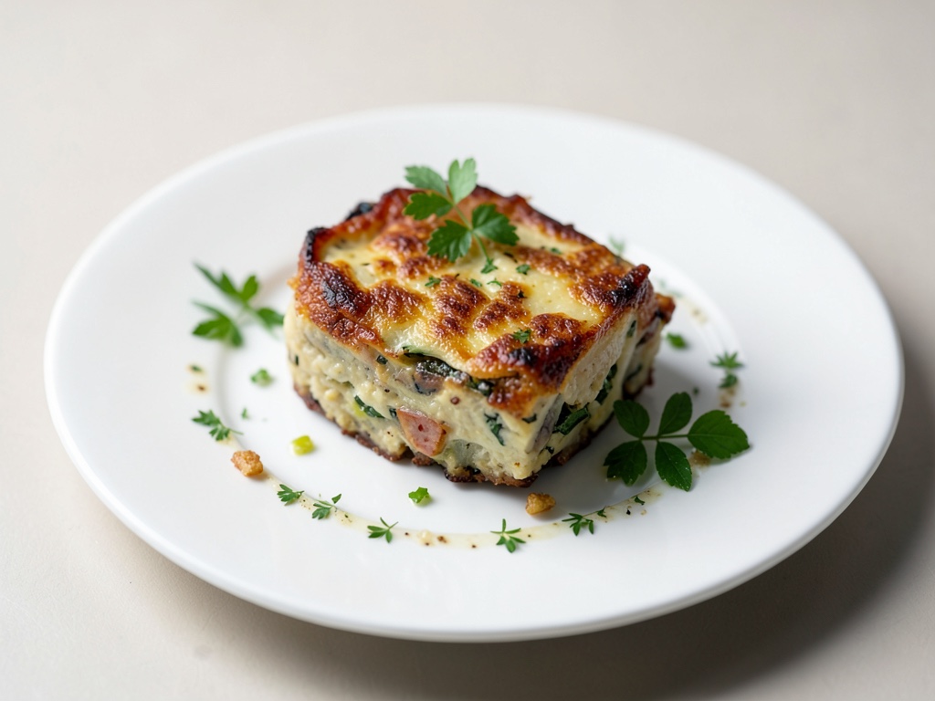 Gratin di cavolo rapa croccante