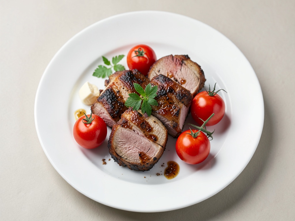 Knusprig überbackenes Schweineschnitzel mit Gemüse