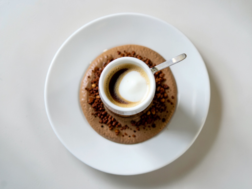 Café con leche de vainilla