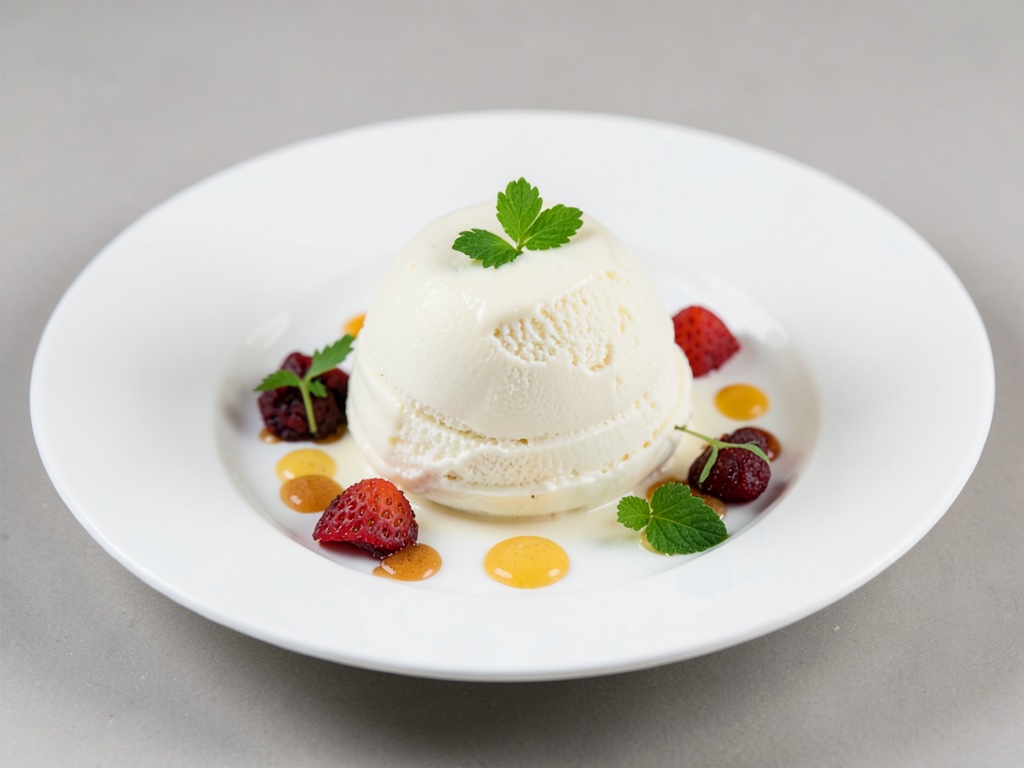 Gelato alla vaniglia cremoso