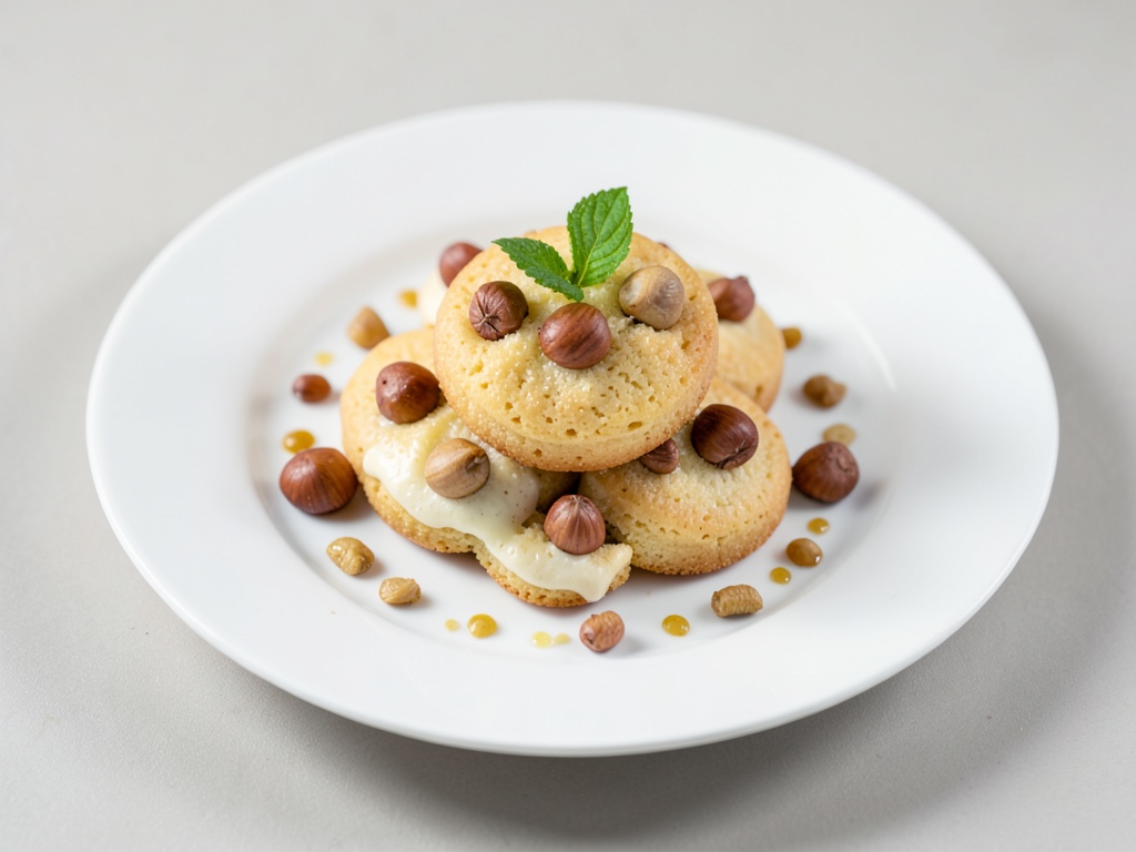 Vanille-Kipferl mit Haselnuss-Aroma