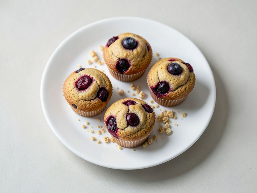 Muffin alle fragole vegani
