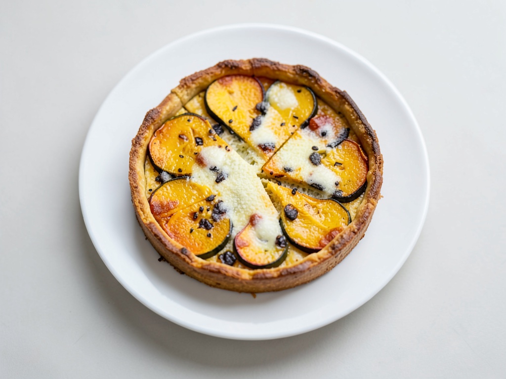 Torta salata vegana alla zucca