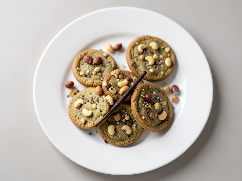 Biscotti vegani all'arachide con vaniglia