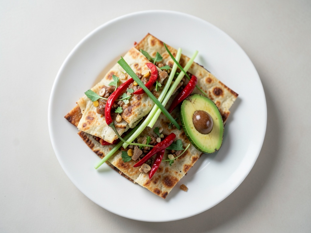 Quesadillas veganas crujientes